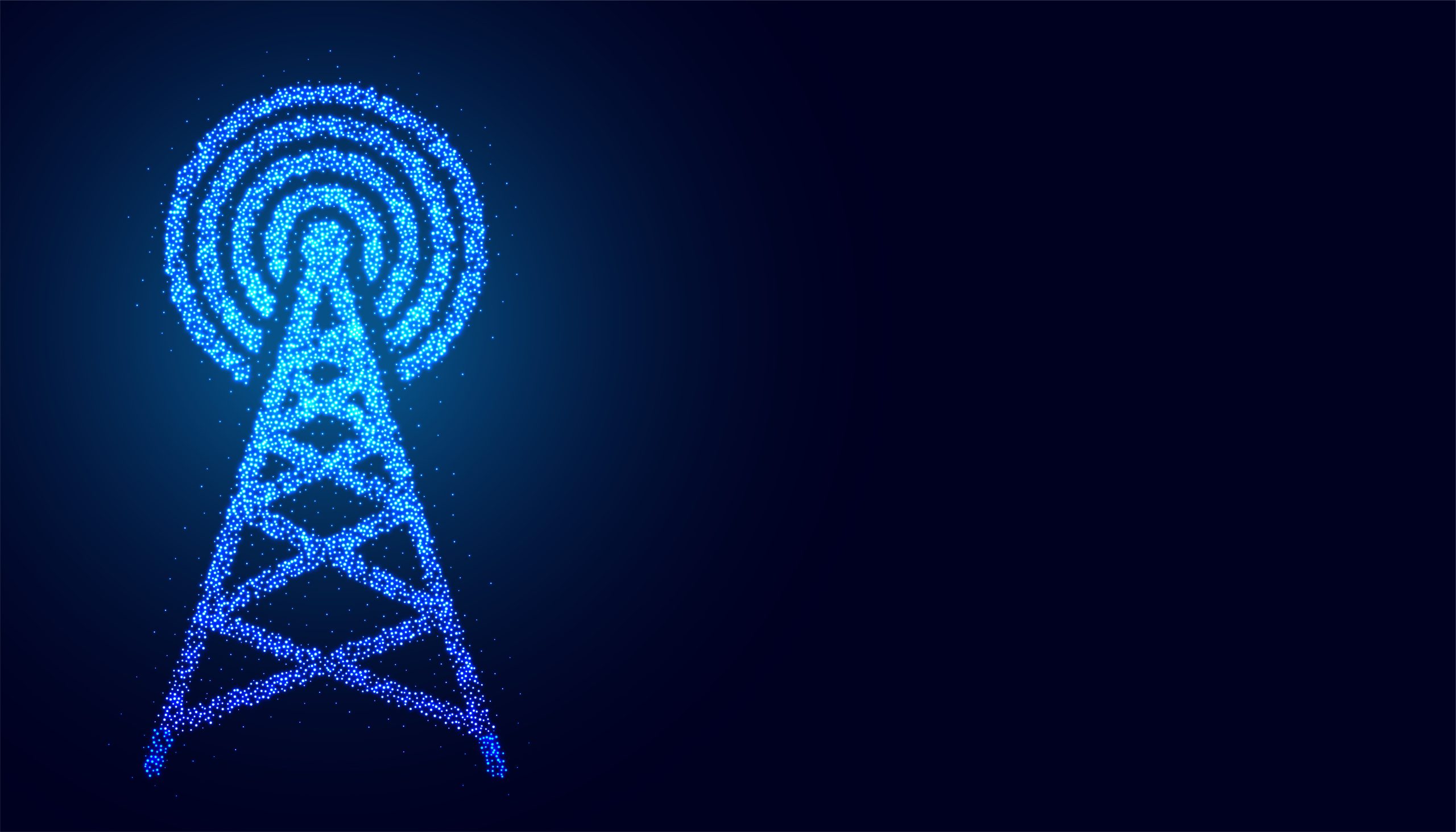 Digital Mobile Telecommunication Tower Network Connection Backgr