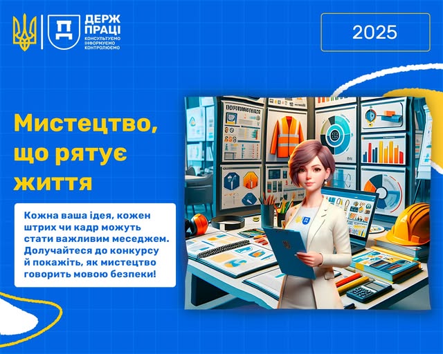 3 Банер Інформаційний матеріал Держпраці Мистецтво що рятує життя