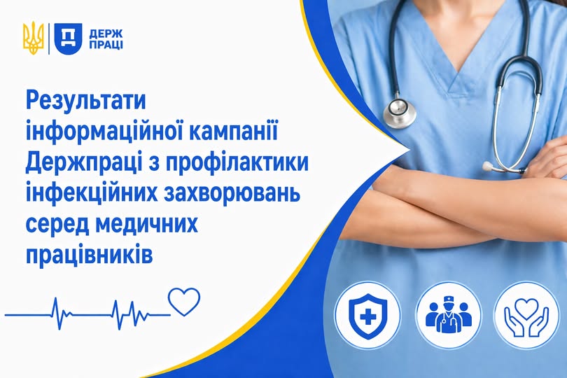 3 Банер Інформаційний матеріал Держпраці Результати інформаційної кампанії Держпраці з профілактики інфекційних захворювань серед медичних працівників