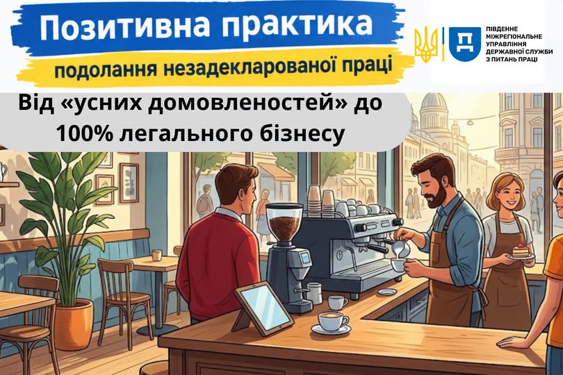 1 Банер Інформаційний матеріал ПМУ Від усних домовленостей до 100 легального бізнесу як сервіс Інтерактивний інспектор допоміг підприємцю відкрити мережу кав ярень в Одесі
